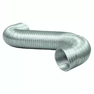 3m Expandable Aluminium Semi Rigid Duct 150mm d Rangehood Fan Exhaust SRD3150B - Picture 1 of 2