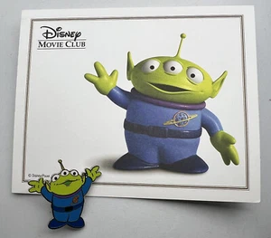 Disney Movie Club Exclusive #34 - Toy Story Little Green Alien VIP Pin with CoA - Picture 1 of 5