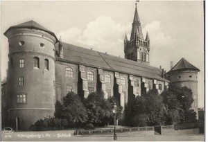 Postal Königsberg castillo frontal lateral aprox. 1930 (708-AK095) - Imagen 1 de 2