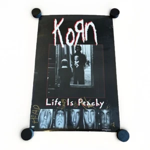 Signed Vintage Korn Life Is Peachy 1996 X5 Headly Fieldy Munky Autographed - Bild 1 von 10