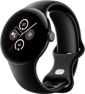 Google Pixel Watch 2 matowy czarny smartwatch z opaską obsydianową LTE (GA04941-US) - Zdjęcie 1 z 6