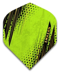 5 Sets of Amazon ORO Darts Flights, Extra Strong 100 Micron in Green & Gold - Imagen 1 de 1