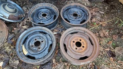 1971 72 73 74 75 76 77 78 79 80 Ford Pinto Mercury Bobcat upgrade rodas de 14 polegadas - Imagem 1 de 4