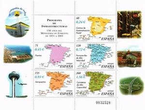 Spain 2001 Edifil 3855 Maps MNH - Picture 1 of 1