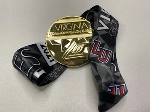 Virginia Commonwealth Games 2021 Goldmedaille mit Band Liberty University NEU - Bild 1 von 3