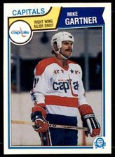 1983-84 O-Pee-Chee Mike Gartner HOF Washington Capitals #369