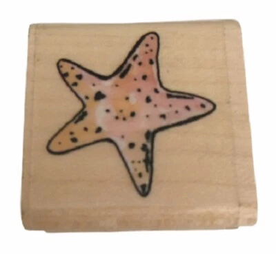 Rubber Stampede Starfish Beach Vacation Nautical Ocean Animal Card Making Craft - Image 1 of 4