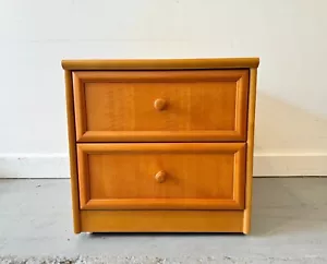 Vintage Bedside Table with Drawers - Picture 1 of 8