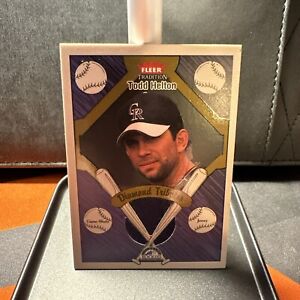 2004 Fleer Tradition Diamond Tributes Jersey Todd Helton #DT-TH
