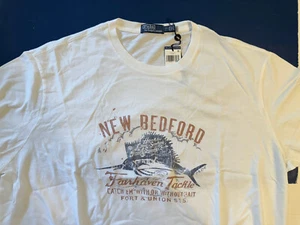 POLO RALPH LAUREN Men’s Big & Tall NEW BEDFORD FAIRHAVEN TACKLE T-Shirt 3XB NWT - Picture 1 of 4