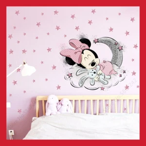 SET GRAND STICKER MURAL 80x70 MINNIE MICKEY DECO POSTER JEU JOUET ENFANT CHAMBRE - Imagen 1 de 2