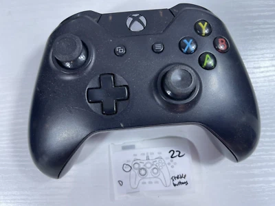 Xbox One Controller Black Model 1697 for Parts or Repair 22 - Image 1 of 4