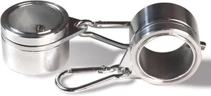 Anley 2 Pcs Aluminum Flagpole Mounting Rings Set - Anti Wrap 360° Rotatable Ring - Picture 1 of 9