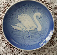 Mothers Day 1976 Copenhagen Porcelain B&G Mors Dag Blue/White Collector Plate  