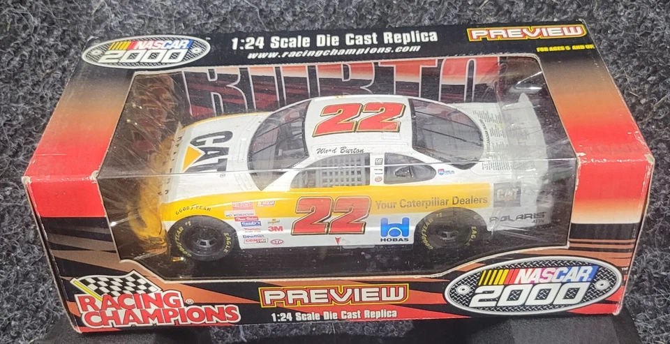 WARD BURTON #22 Racing Champions 2000 Premier Series CAT escala 1/24 diecast Foto 1 de 1