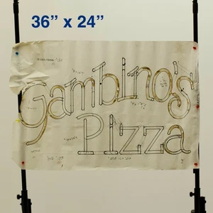 Leuchtreklame Skizzen: Restaurants & Restaurants (Sammlung 18 Stück) - Bild 1 von 6