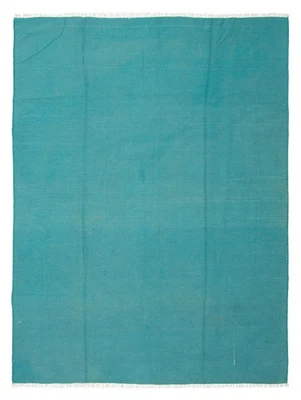 Vintage Hand Woven Traditional Kilim Rug 5'10" x 7'9" Oriental Wool Carpet - Image 1 of 4