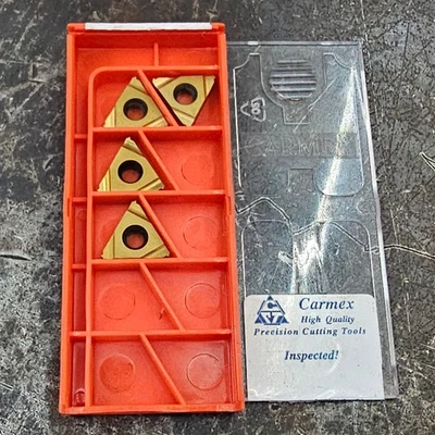 Qty 4 Carmex 16ER32UNJ 16ER 32UNJ 20401790 MXC Grade Carbide Threading Inserts - Image 1 of 2