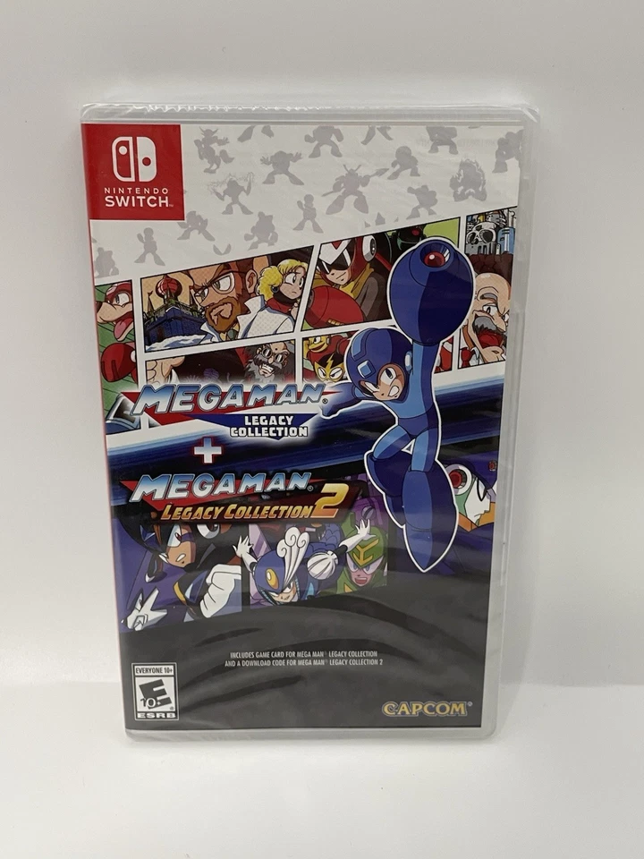 Mega Man Legacy Collection 1 + 2 - Nintendo Switch *BRAND NEW SEALED* - Image 1 of 1