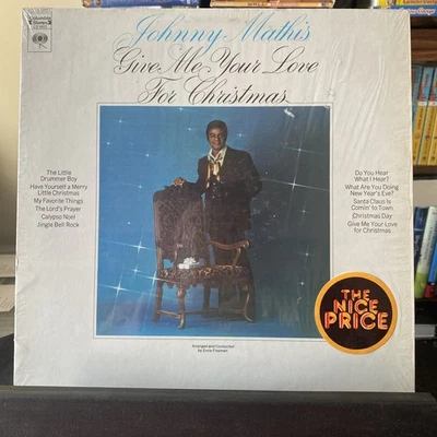 🎅🏼 🏳️‍🌈 Johnny Mathis - Give Me Love For Christmas (1969, Vinyl LP) - Image 1 of 4