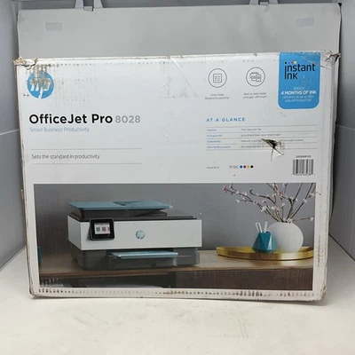 HP Office Jet Pro 8028 All-In-One Wireless Color Inkjet Printer - Image 1 of 4