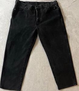 Pantalones de mezclilla Harley Davidson para hombre 40x30 negros desteñidos para motociclista - Imagen 1 de 7