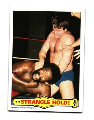 1985 Topps WWF Pro Wrestling Stars Strangle Hold! 40 - Image 1 of 2