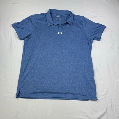 Oakley Men’s Tshirt Large Blue Tailored Fit Coupe Ajustee Hydrolix - image 1 of 4