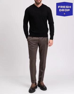 Jersey jersey Ballantyne IT50 US40 L mezcla de cachemir negro PVP €480 Foto 1 de 4