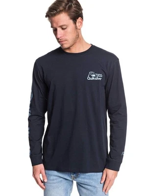 Quiksilver Bouncing Heart Long Sleeve T-Shirt Black - Image 1 of 3
