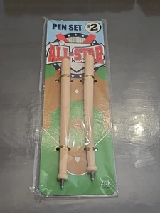 All-Star Grand Slam Baseball Bat Pen Set New & Sealed in Package - Vintage - Picture 1 of 2