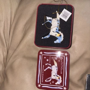 Die Spur der bemalten Ponys Pferd Pinguin Express Keramik Sammlerstück und Dose - Bild 1 von 12