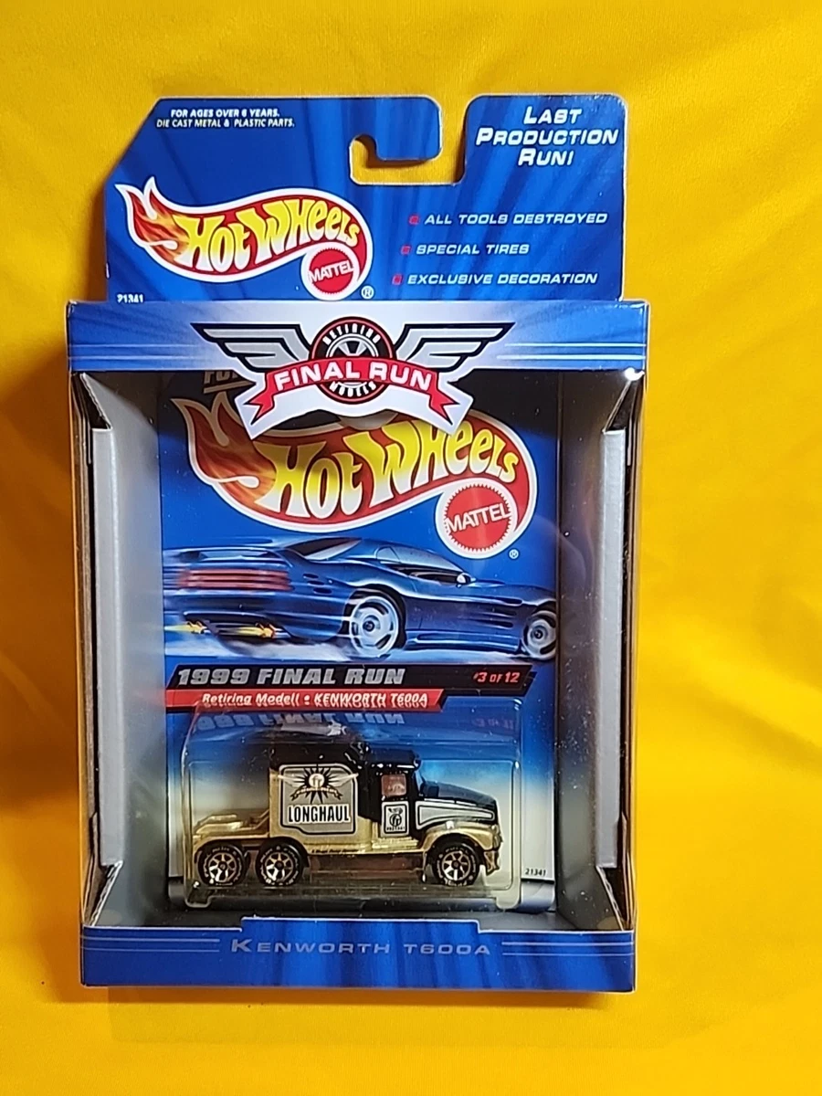 激レア 1999 FINAL RUN KENWORTH T600A コンボイ トレーラー HotWheels