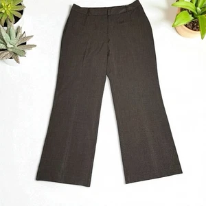 Worthington Brown Curvy Fit Trousers Office Wear Business Casual Size 14 - Picture 1 of 10