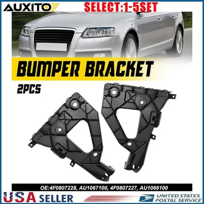 Bumper Bracket Fit Audi S6 2007-2011 Base Front Mounting Position 2-10X - Imagem 1 de 4