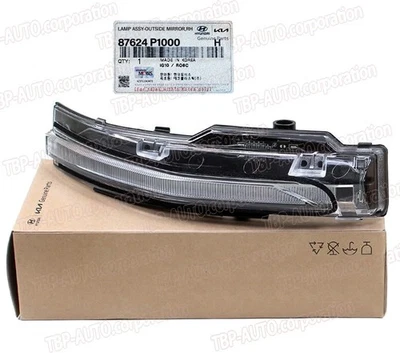 Repetidor de lámpara de señal de espejo OEM ® AJUSTE DERECHO 2023-2025 Kia Sportage 87624P1000 Foto 1 de 4