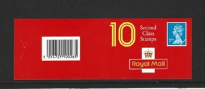 GB 1991 10 x 2nd CLASS STAMP BOOKLET HC6 - CYLINDER Q2 Q2 - Picture 1 of 1