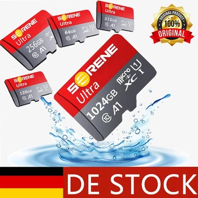 128 256 512GB 1TB SD-Karte Klasse Smartphones Mikrokartenspeicher Mikro-SD-Karte - Bild 1 von 4
