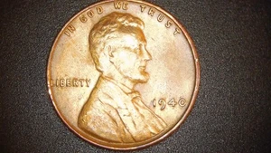 1940 P LINCOLN WHEAT PENNY NUMBERS AND LETTERS ARE WELL DEFINED - Picture 1 of 10