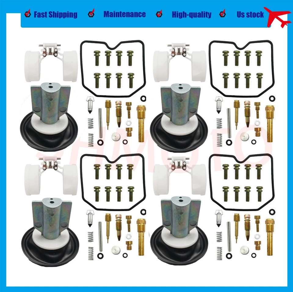 4 x карбюратор ремонтный комплект поплавок для Kawasaki ZR750 ZR 7 ZR 7S 2000-2003 - Изображение 1 из 4