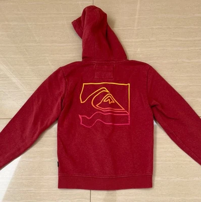 Quiksilver Sudadera Cremallera Completa Sudadera con Capucha Chaqueta Niños Talla M Foto 1 de 4