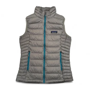 Patagonia Down Sweater Vest Womens XS Gray Puffer Sleeveless Jacket - Picture 1 of 10