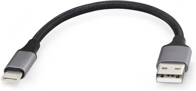 6-Inch USB C Cable Short - USB a to USB C, Fast Charging & Data Sync, Braided Ny - Image 1 of 4