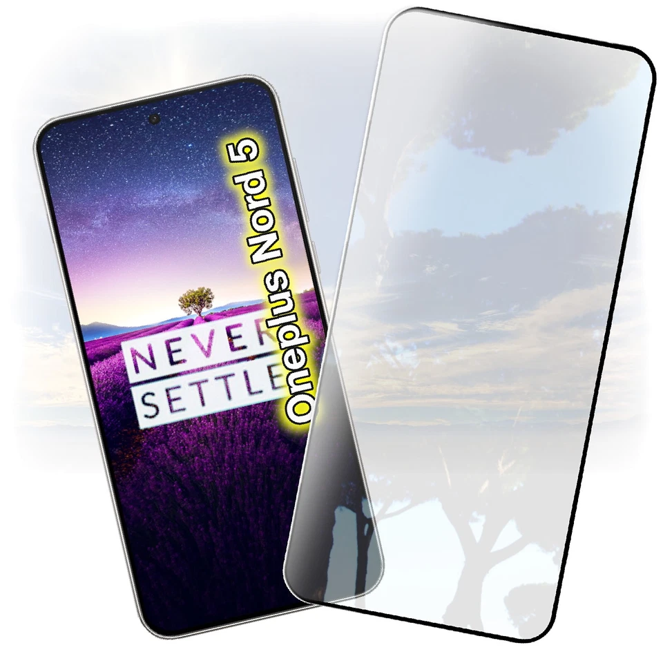 2x Für ONEPLUS Nord 5 Panzerfolie Displayschutz 9H Glas Schutzglas Schutz Folie - Bild 1 von 4