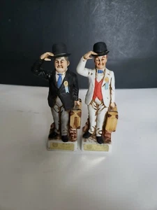 MINI FRASCO/DECANTADORES DE WHISKY MBC LAUREL & HARDY EXTREMADAMENTE RAROS - Imagen 1 de 7
