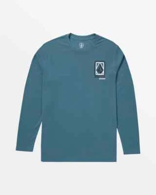 Volcom Nunez Graphic Mens Thermal - Ocean Teal M NWT - Image 1 of 2