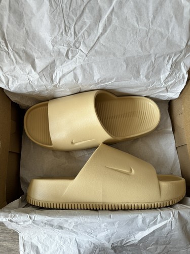 Taglia 9 Scivolo Calmo Nike Donna (Sesame) SPEDIZIONE IMMEDIATA