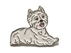 West Highland White Terrier Westie Westy Scottish Dog Metal Enamel Badge 25mm