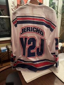 Y2J Chris Jericho hockey jersey, Rare, Vintage 1999-2000, Men’s 52XL - Picture 1 of 3