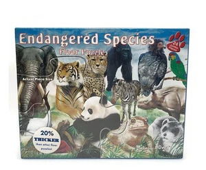 Melissa & Doug Floor Puzzle 24 Piece Jumbo Endangered Species #401 Sealed 2x3ft - Picture 1 of 5